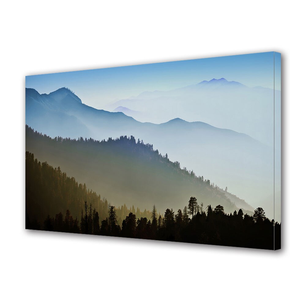 Tablou Canvas Luminos in intuneric VarioView LED, Toamna, Sir de dealuri impadurite, 30 x 45 cm